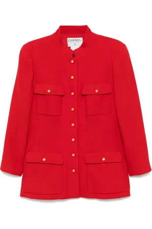 CHANEL Veste en laine à simple boutonnage (1996)