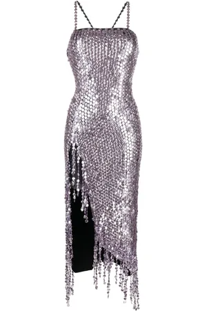 The Attico Robe courte Avery à paillettes