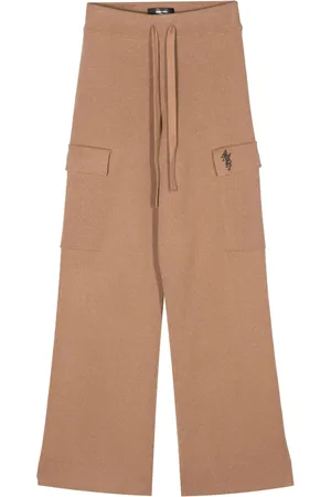 AMIRI Pantalon nervuré à logo brodé