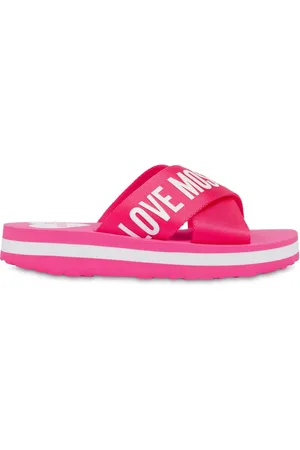 Moschino Claquettes à logo imprimé