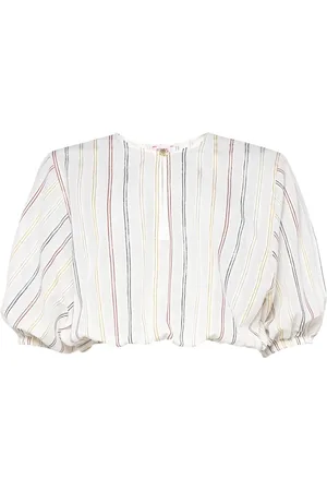 ERES Blouse rayée à manches bouffantes