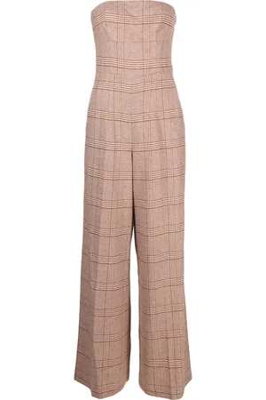 Twin-Set Combinaison-bustier à carreaux