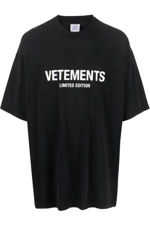 Vetements T-shirt en coton à logo imprimé