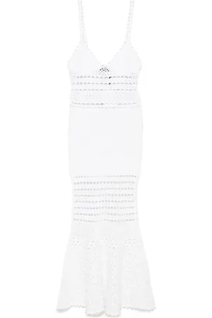 Retrofete Robe longue en crochet