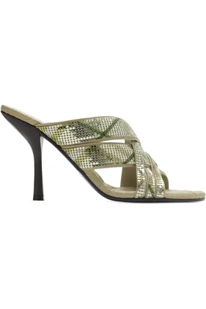 Burberry Mules à carreaux 90 mm