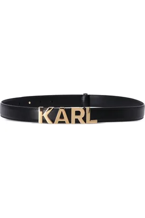 Karl Lagerfeld Ceinture en cuir à boucle logo