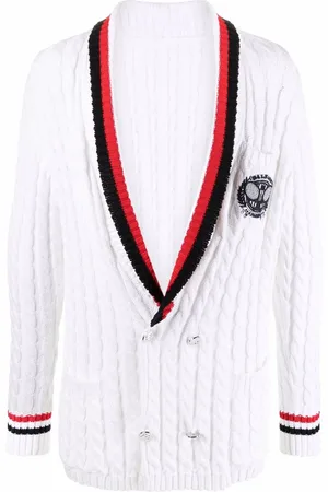Balmain Cardigan à logo brodé