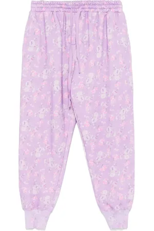 LOVESHACKFANCY Pantalon de jogging à fleurs