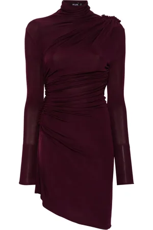 Atlein Robe mi-longue à design froncé