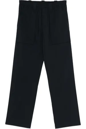 Aspesi Pantalon en popeline à taille élastiquée