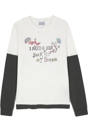 Bluemarble T-shirt à slogan imprimé