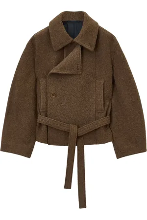 LEMAIRE Manteau ceinturé à coupe crop