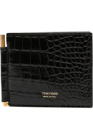 Tom Ford Portefeuille à effet peau de crocodile