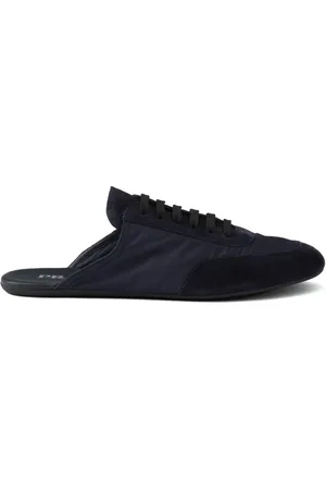 Prada Baskets Collapse Re-Nylon en daim