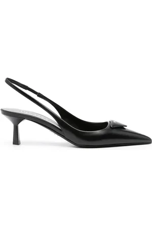 Prada Escarpins à plaque logo 70 mm