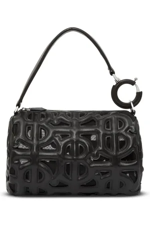 Burberry Petit sac porté épaule Rhombi matelassé à motif monogrammé