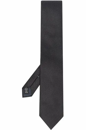 Ermenegildo Zegna Cravate en soie à pois