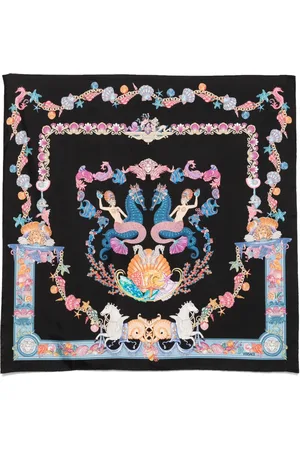 VERSACE Foulard Coral Theatre en soie