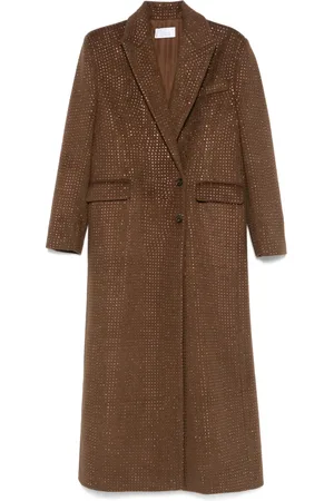 GIUSEPPE DI MORABITO Manteau à ornements strassés