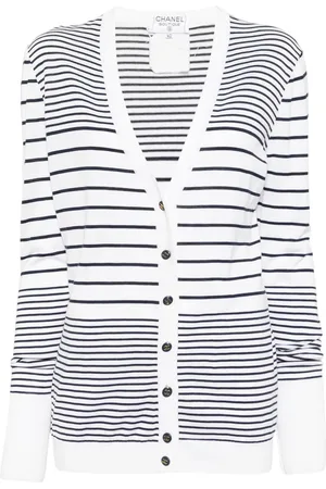 CHANEL Cardigan à rayures (années 1990-2000)