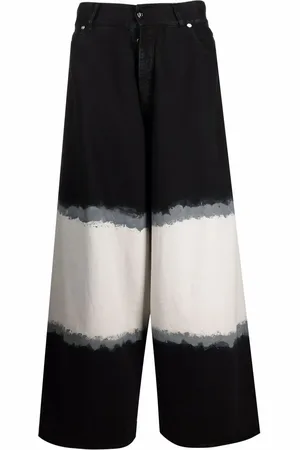Balmain Jean ample à imprimé tie dye