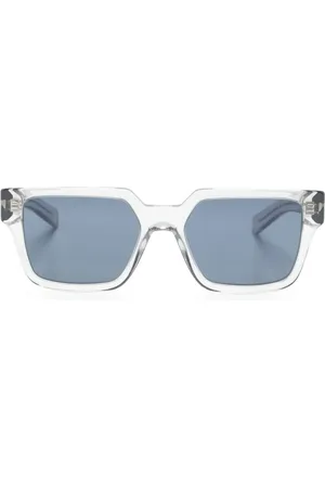 Prada Lunettes de soleil à monture carrée transparente