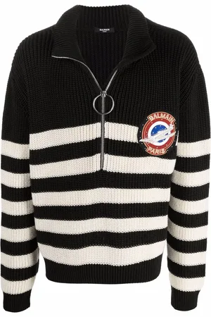 Balmain Pull à rayures