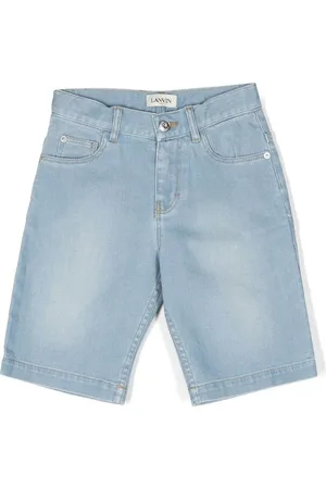 Lanvin Short en jean à coupe droite