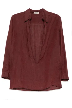 Hermès Blouse en lin (années 1990-2000)