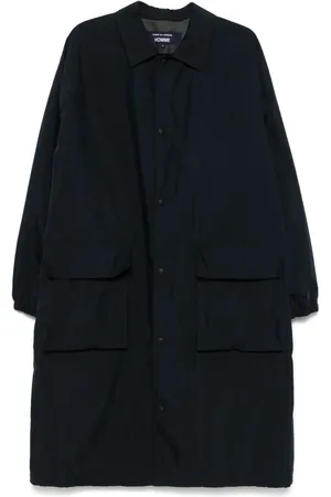Comme des Garçons Manteau droit à boutonnage simple