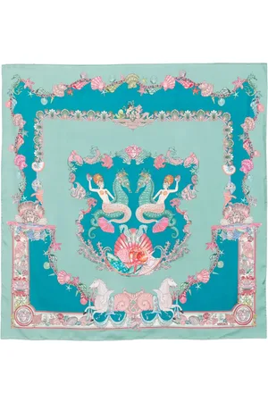 VERSACE Foulard Coral Theatre en soie