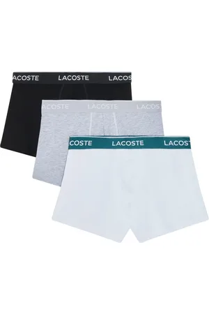 Lacoste Lot de trois boxers à bande logo