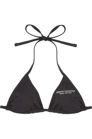 Armani Exchange Haut de bikini à logo imprimé