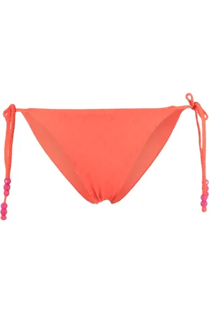 Jimmy Choo Bas de bikini à logo embossé