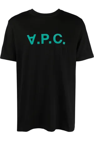 A.P.C. T-shirt en coton à logo appliqué