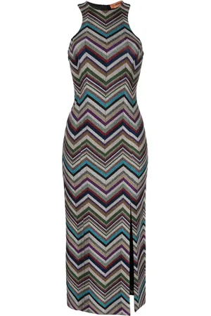 Missoni Robe mi-longue à chevrons