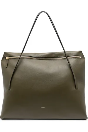 Wandler Sac porté épaule en cuir à logo imprimé