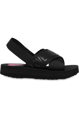 Moschino Sandales à logo imprimé