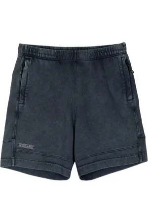 Izzue Short de sport en coton à logo brodé