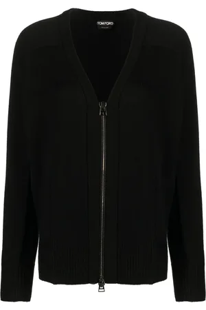 Tom Ford Cardigan en laine vierge à fermeture zippée