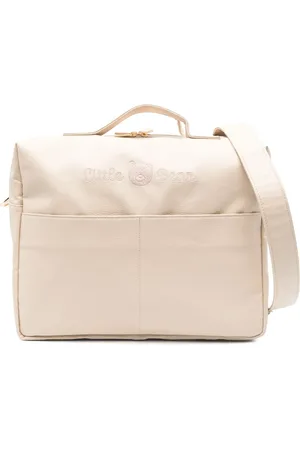 LITTLE BEAR Logo-embroidered changing bag