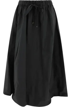 Max Mara Jupe en taffetas à coupe longue
