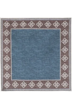 Brunello Cucinelli Foulard en soie à mélange d