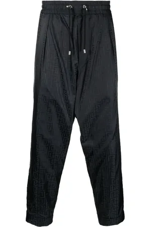 Balmain Pantalon fuselé à motif monogrammé