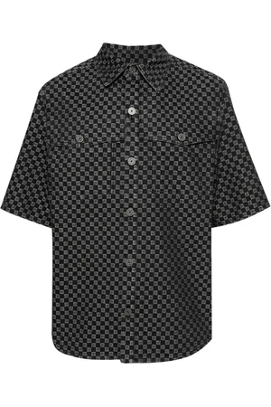 Balmain T-shirt en coton à logo jacquard
