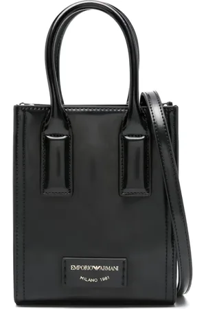 Emporio Armani Mini sac à fini brossé