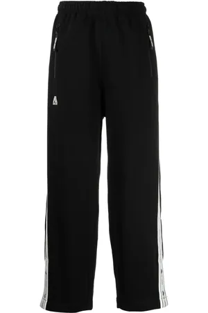 Izzue Pantalon de jogging en coton mélangé à patch logo