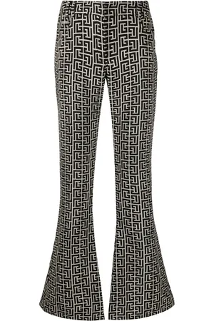 Balmain Pantalon de jogging à motif monogrammé en jacquard