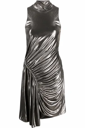Balmain Robe courte à fronces