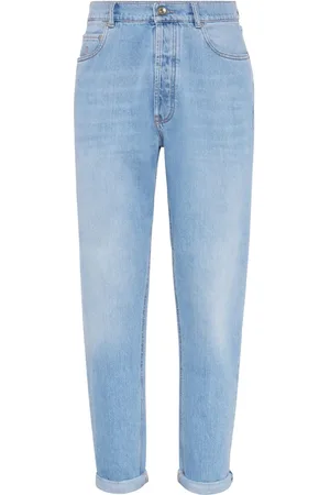 Brunello Cucinelli Jean à coupe cigarette